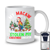 Personalized My Macaw Stolen My Christmas Sweater; Lovely Custom Name Bird T-Shirt