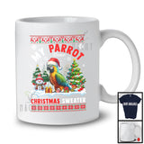 Personalized My Parrot Stolen My Christmas Sweater; Lovely Custom Name Santa Bird T-Shirt