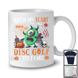 Personalized My Scary Disc Golf Costume; Cool Halloween Custom Name Frisbee; Sports T-Shirt