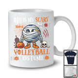 Personalized My Scary Volleyball Costume; Cool Halloween Custom Name Mummy Ball; Sports T-Shirt