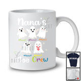 Personalized Nana's Boo Crew, Adorable Halloween Custom Name Grandkids, Ghost Family T-Shirt