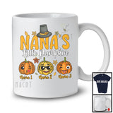 Personalized Nana's Little Pumpkin, Amazing Thanksgiving Three Pumpkins, Custom Name Family T-Shirt