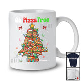 Personalized Oh PizzaTree; Fantastic Christmas Lights Tree Pizza; Custom Name Family Group T-Shirt