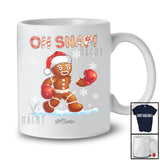 Personalized Oh Snap; Wonderful Christmas Gingerbread Playing Boxing; Custom Name Sport Player T-Shirt