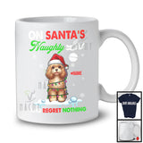 Personalized On Santa's Naughty List; Lovely Christmas Custom Name Cockapoo Owner T-Shirt