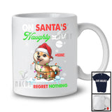 Personalized On Santa's Naughty List; Lovely Christmas Custom Name shiba Inu Owner T-Shirt