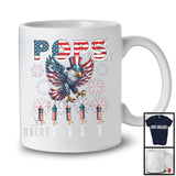 Personalized Pops, Amazing 4th Of July Custom Name Children, Eagle USA Flag Patriotic T-Shirt