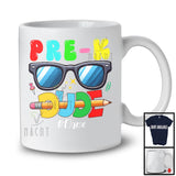 Personalized Pre-K Dude; Happy Back To School Sunglasses Custom Name; Boys Students T-Shirt