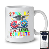 Personalized Pre-K Level Complete, Joyful Graduation Game Controller, Custom Name Gamer T-Shirt