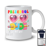 Personalized Preschool Dude; Happy Back To School Sunglasses Custom Name; Girls Students T-Shirt