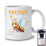 Personalized Pretend I'm A Bee; Creepy Halloween Custom Name Bee; Animal Lover T-Shirt