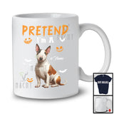 Personalized Pretend I'm A Bull Terrier; Humorous Halloween Custom Name Dog Owner T-Shirt