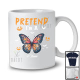 Personalized Pretend I'm A Butterfly; Creepy Halloween Custom Name Butterfly; Animal Lover T-Shirt