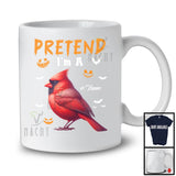 Personalized Pretend I'm A Cardinal Bird; Creepy Halloween Custom Name Cardinal Bird; Animal T-Shirt