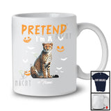 Personalized Pretend I'm A Cheetah; Creepy Halloween Custom Name Cheetah; Animal Lover T-Shirt