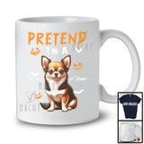 Personalized Pretend I'm A Chihuahua; Humorous Halloween Custom Name Dog Owner T-Shirt