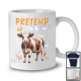 Personalized Pretend I'm A Cow; Humorous Halloween Custom Name Farm Animal; Farmer T-Shirt