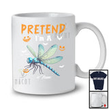 Personalized Pretend I'm A Dragonfly; Creepy Halloween Custom Name Dragonfly; Animal T-Shirt