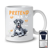 Personalized Pretend I'm A Great Dane; Humorous Halloween Custom Name Dog Owner T-Shirt