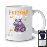 Personalized Pretend I'm A Hippo; Creepy Halloween Custom Name Hippo; Animal Lover T-Shirt