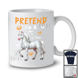 Personalized Pretend I'm A Horse; Humorous Halloween Custom Name Farm Animal; Farmer T-Shirt