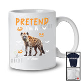 Personalized Pretend I'm A Hyena; Creepy Halloween Custom Name Hyena; Animal Lover T-Shirt