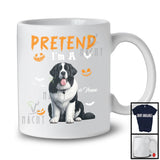 Personalized Pretend I'm A Landseer; Humorous Halloween Custom Name Dog Owner T-Shirt