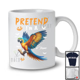 Personalized Pretend I'm A Macaw; Creepy Halloween Custom Name Macaw; Animal Lover T-Shirt