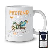 Personalized Pretend I'm A Mantis; Creepy Halloween Custom Name Mantis; Animal Lover T-Shirt