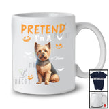 Personalized Pretend I'm A Norwich Terrier; Humorous Halloween Custom Name Dog Owner T-Shirt