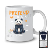 Personalized Pretend I'm A Panda; Creepy Halloween Custom Name Panda; Animal Lover T-Shirt