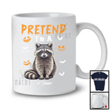 Personalized Pretend I'm A Raccoon; Creepy Halloween Custom Name Raccoon; Animal Lover T-Shirt