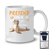 Personalized Pretend I'm A Sea Lion; Creepy Halloween Custom Name Sea Lion; Animal Lover T-Shirt