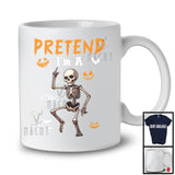 Personalized Pretend I'm A Skeleton; Humorous Halloween Custom Name Pirate; Family Group T-Shirt