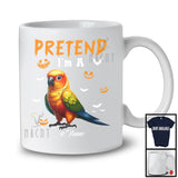 Personalized Pretend I'm A Sun Conure; Creepy Halloween Custom Name Sun Conure; Animal T-Shirt