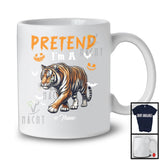 Personalized Pretend I'm A Tiger; Creepy Halloween Custom Name Tiger; Animal Lover T-Shirt