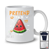 Personalized Pretend I'm A Watermelon; Creepy Halloween Custom Name Watermelon; Vegan T-Shirt