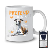 Personalized Pretend I'm A Whippet; Humorous Halloween Custom Name Dog Owner T-Shirt