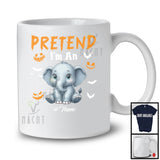 Personalized Pretend I'm An Elephant; Creepy Halloween Custom Name Elephant; Animal T-Shirt