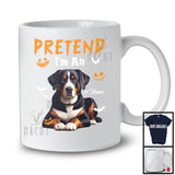 Personalized Pretend I'm An Entlebucher Mountain; Humorous Halloween Custom Name Dog Owner T-Shirt