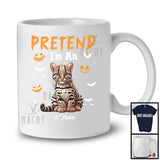 Personalized Pretend I'm An Ocelot; Creepy Halloween Custom Name Ocelot; Animal Lover T-Shirt