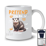 Personalized Pretend I'm An Opossum; Creepy Halloween Custom Name Opossum; Animal T-Shirt