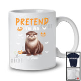 Personalized Pretend I'm An Otter; Creepy Halloween Custom Name Otter; Animal Lover T-Shirt