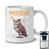 Personalized Pretend I'm An Owl; Creepy Halloween Custom Name Owl; Animal Lover T-Shirt