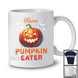 Personalized Pumpkin Eater; Scary Halloween Carved Pumpkin; Custom Name Family Group T-Shirt