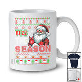 Personalized Rizz The Season; Amazing Christmas Sweater Santa Naughty; Custom Name Family T-Shirt