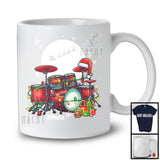 Personalized Santa Drum; Amazing Christmas Lights Custom Name Musical Instruments Player T-Shirt