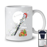 Personalized Santa Flute; Amazing Christmas Lights Custom Name Musical Instruments Player T-Shirt