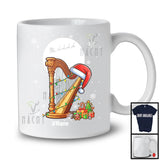 Personalized Santa Harp; Amazing Christmas Lights Custom Name Musical Instruments Player T-Shirt