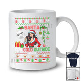 Personalized Santa It Is Cold Outside; Amazing Christmas Custom Name Santa Women; Sweater T-Shirt